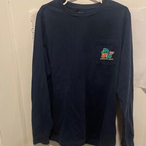 Vineyard Vines Dark Blue Pocket Tee 8/10 St Patrick’s Day Shirt